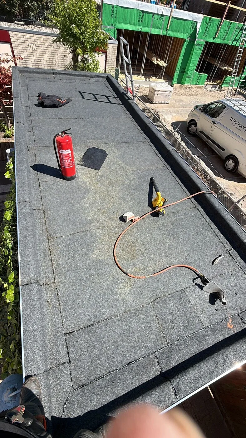 Platdak reparatie